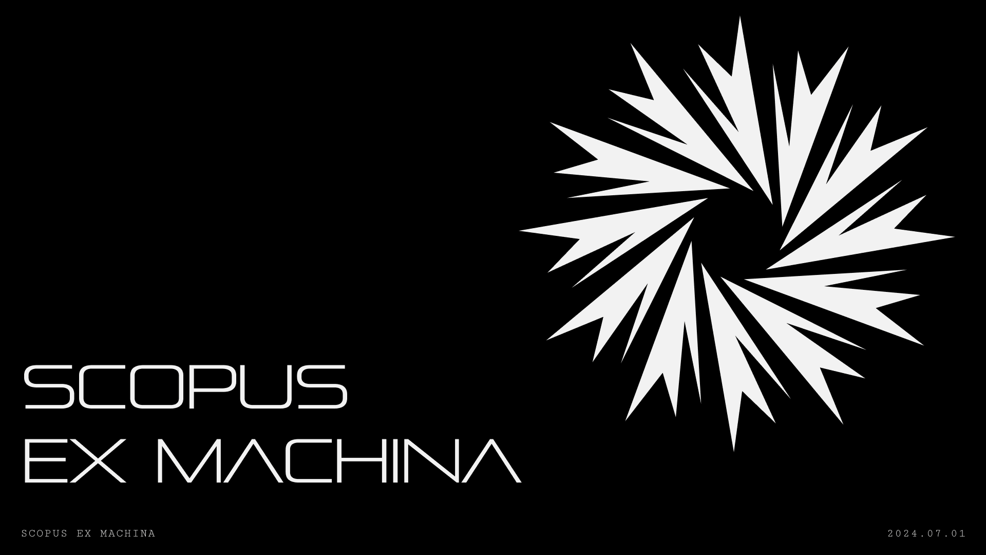 Scopus Ex Machina Presentation Cover